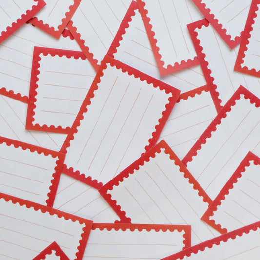 Printer Johnson, Vicki Johnson | Sticky Label Pack, Red Stamp