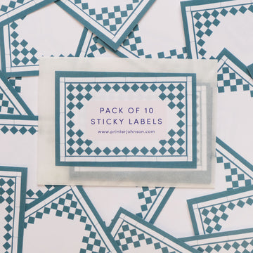 Printer Johnson, Vicki Johnson | Sticky Label Pack, Green Mosaic