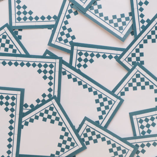 Printer Johnson, Vicki Johnson | Sticky Label Pack, Green Mosaic