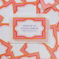 Printer Johnson, Vicki Johnson | Sticky Label Pack, Pink Stripe