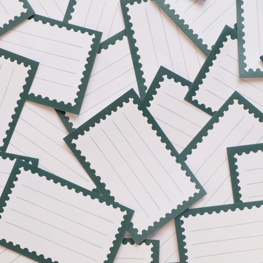 Printer Johnson, Vicki Johnson | Sticky Label Pack, Green Stamp