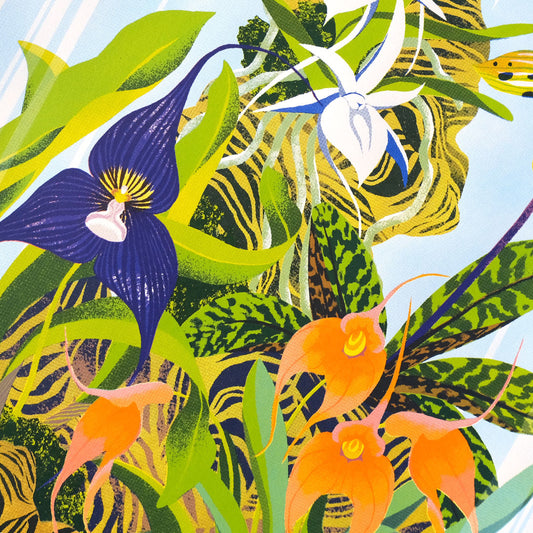 Printer Johnson, Vicki Johnson | Orchid Bell Jar, Screen Print, A2