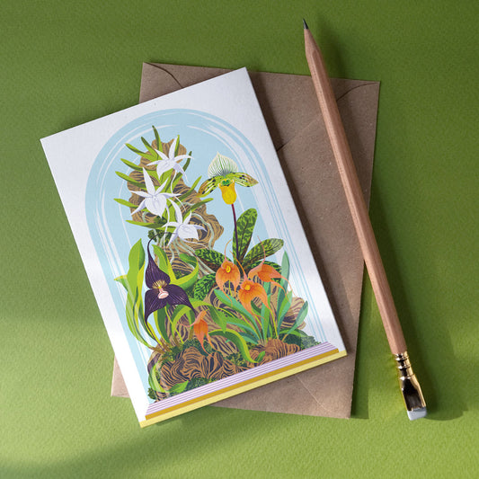 Printer Johnson, Vicki Johnson | Orchid Bell Jar, Greeting Card