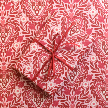 Printer Johnson, Hagstone | Paper Cut Heart, Wrapping Paper