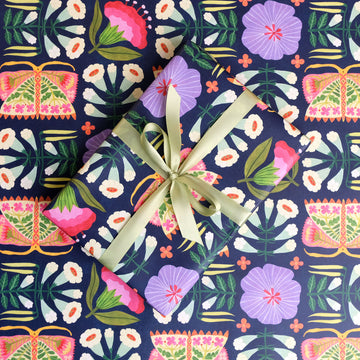 Printer Johnson, Kira konoshenko | Folk Meadow, Wrapping Paper