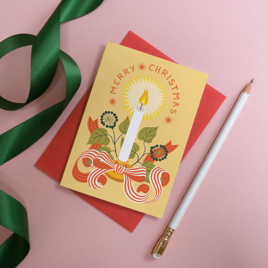 Printer Johnson, Vicki Johnson | Candlelight, Greeting Card