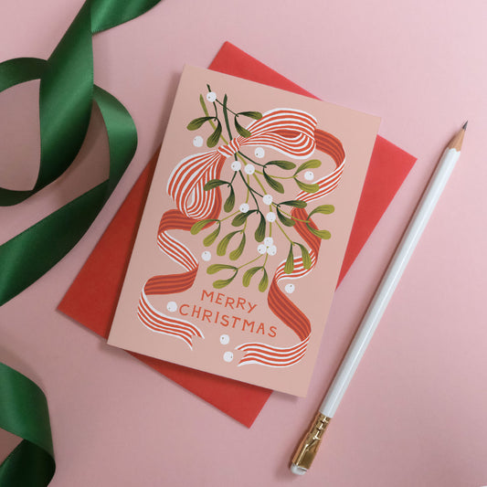 Printer Johnson, Vicki Johnson | Mistletoe, Greeting Card